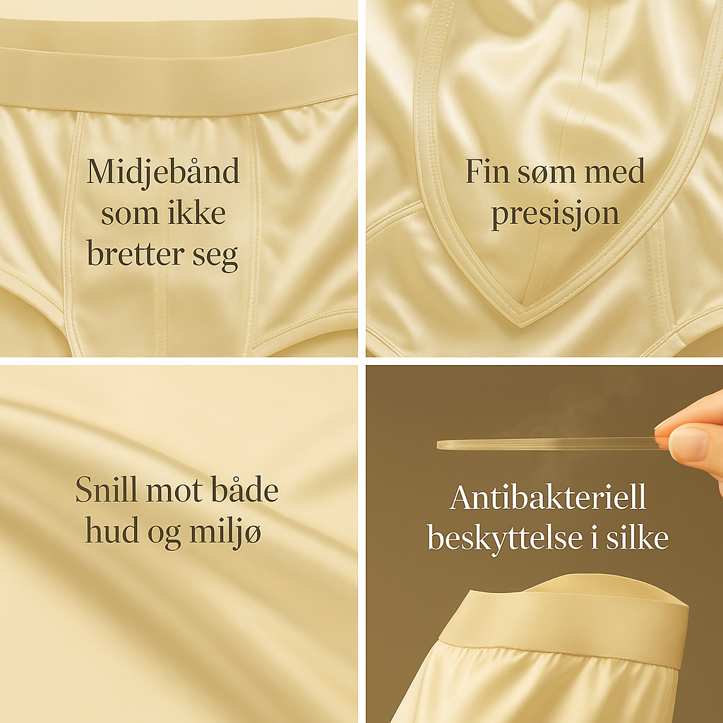 Herrsilke – Ingen gnissing. Ingen svette. Bare komfort