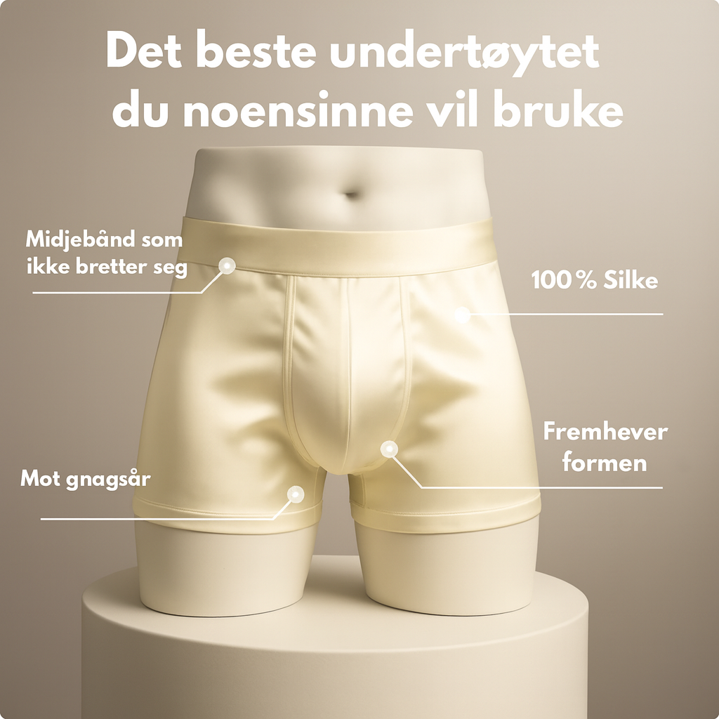 Herrsilke – Ingen gnissing. Ingen svette. Bare komfort