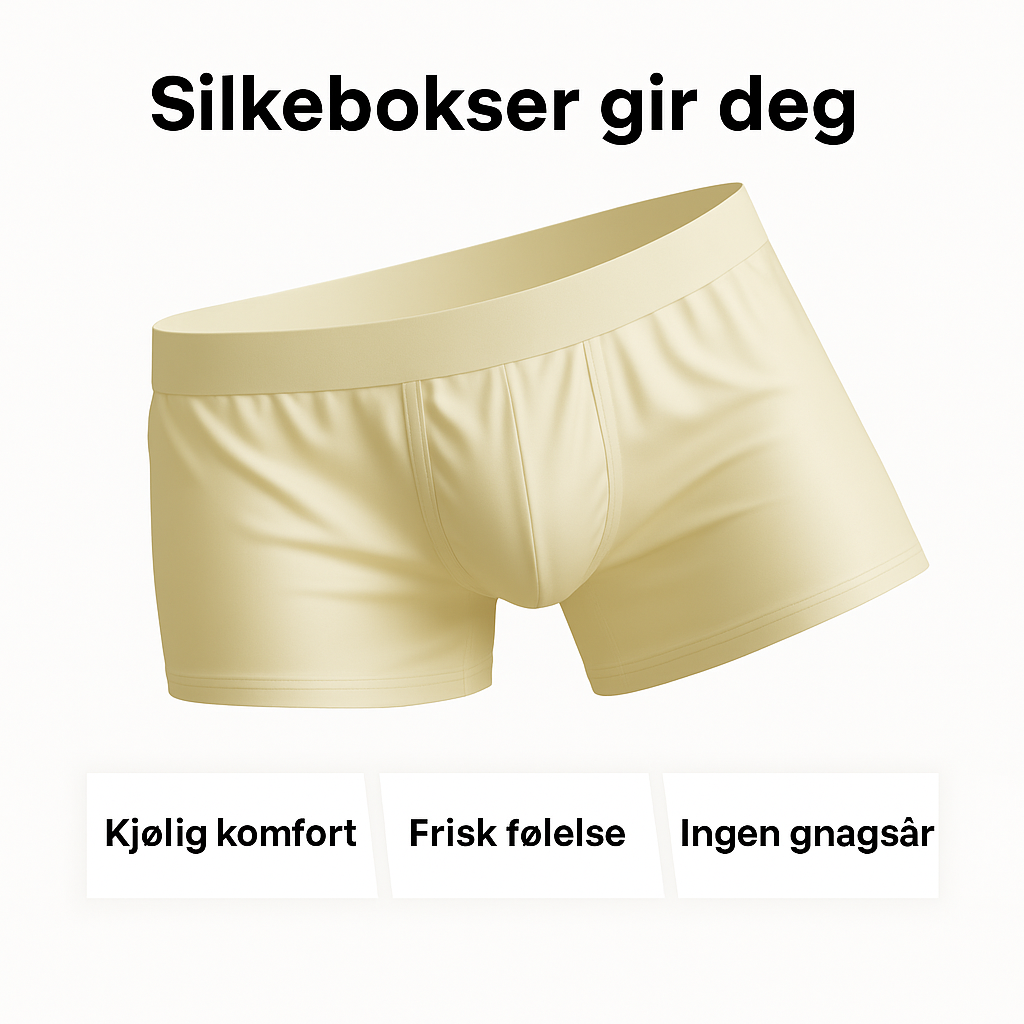 Herrsilke – Ingen gnissing. Ingen svette. Bare komfort
