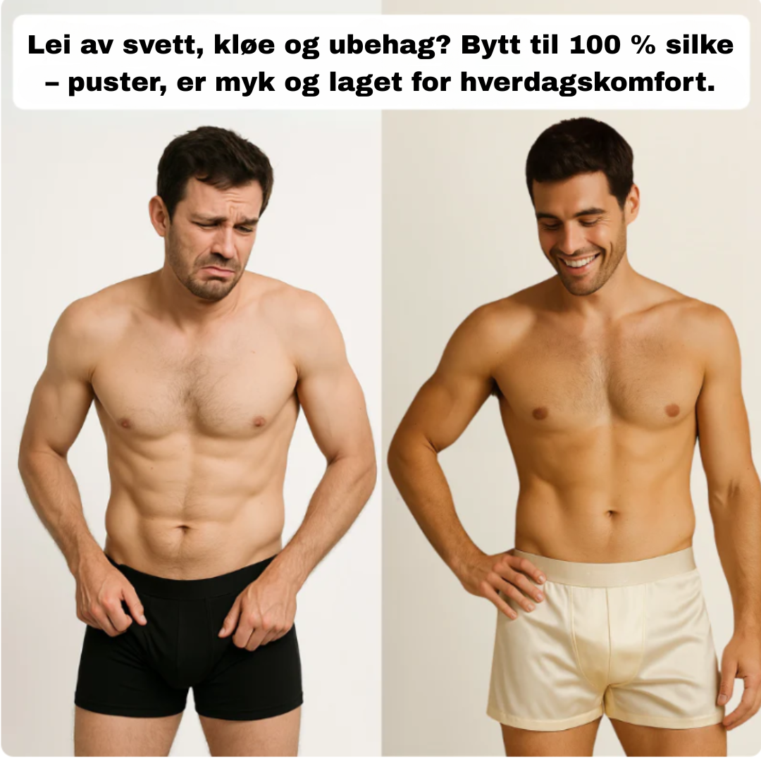 Herrsilke – Ingen gnissing. Ingen svette. Bare komfort